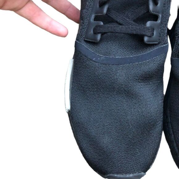 Rare 2020 Adidas NMD R1 Black Metal Grey Lush Blue Size 13 - Picture 7 of 16